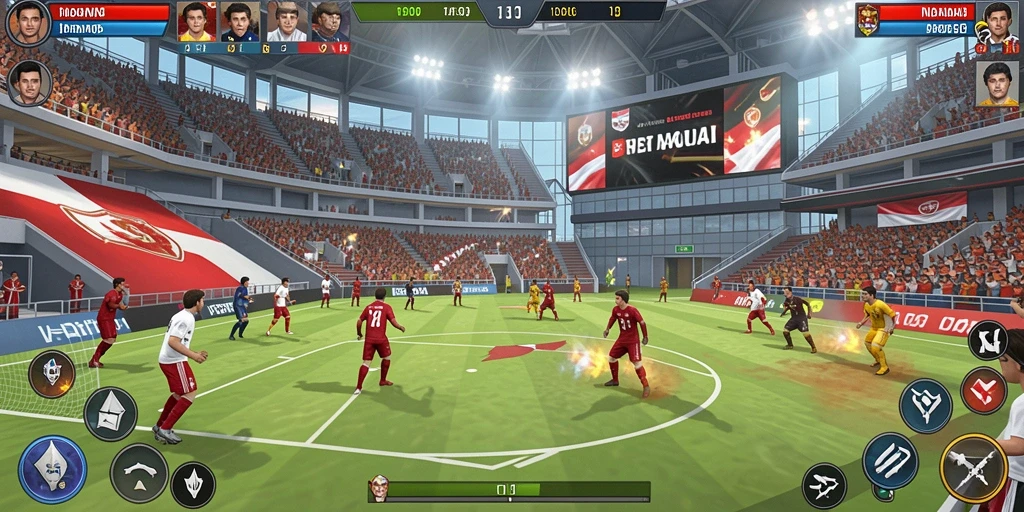 Visual yang menakjubkan dan efek suara yang menarik dalam game.
