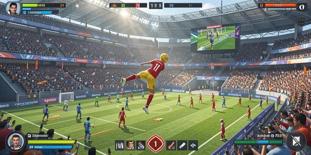 Screenshot menangkap aksi seru saat menghindari musuh.
