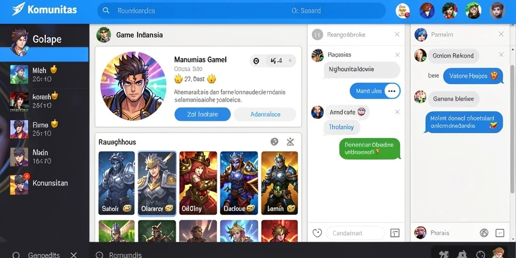 Karakter unik yang bisa Anda pilih.