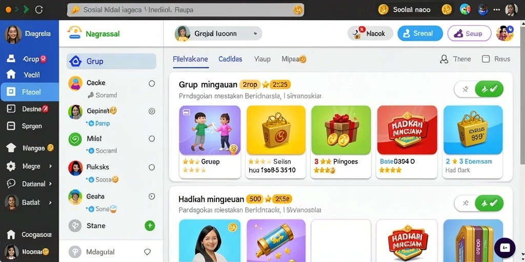 Fitur multiplayer untuk bertanding dengan teman.